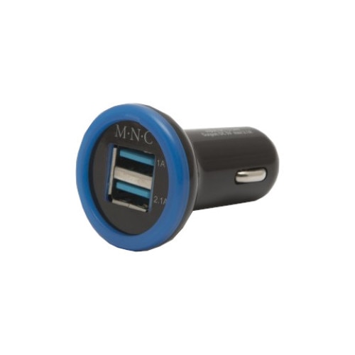 Incarcator USB,auto, dublu ,2xUSB 55027BK,MNC,negru