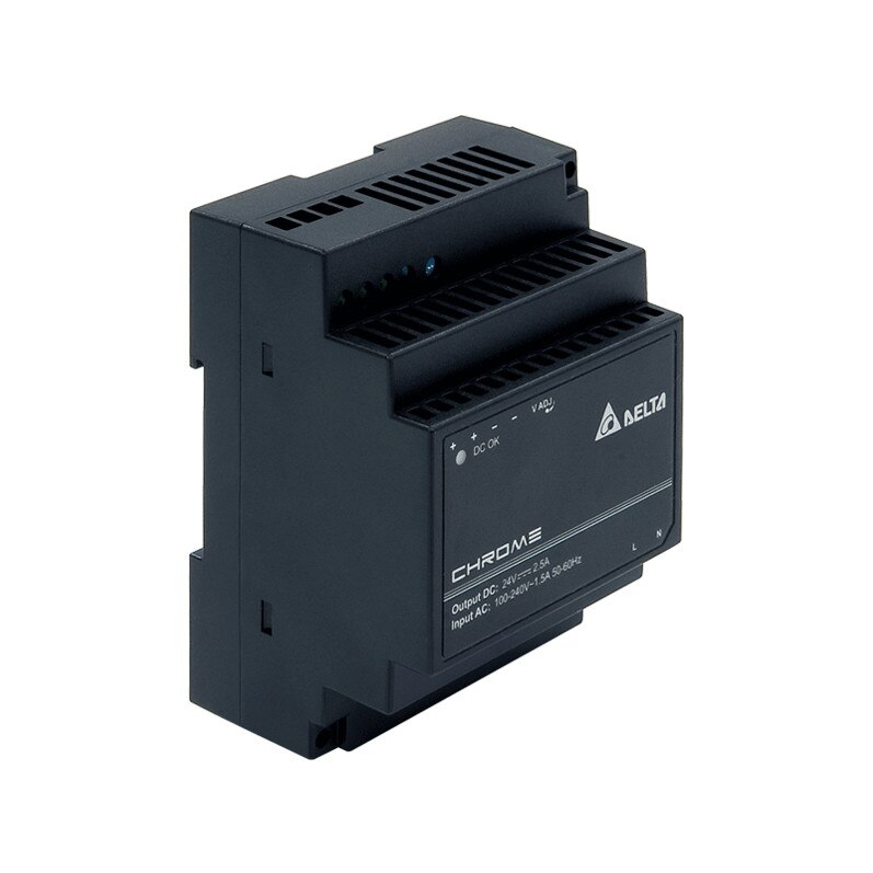 Sursa alimentare Chrome: IN 1x230VAC, OUT 24VDC, 60W, 2.5A, sina DIN