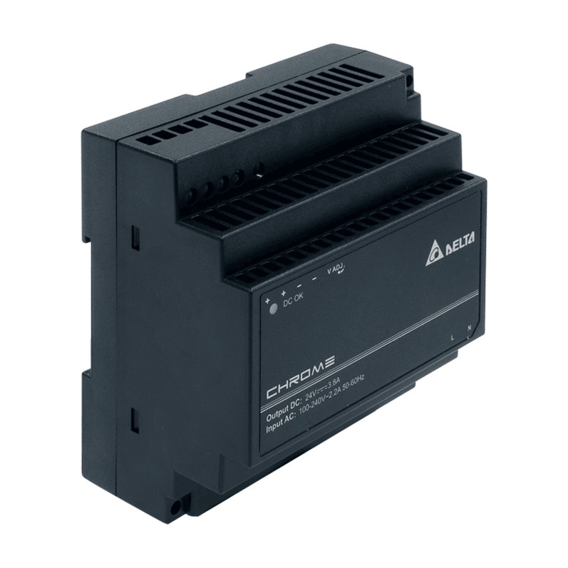Sursa alimentare Chrome: IN 1x230VAC, OUT 24VDC, 100W, 3.8A, sina DIN