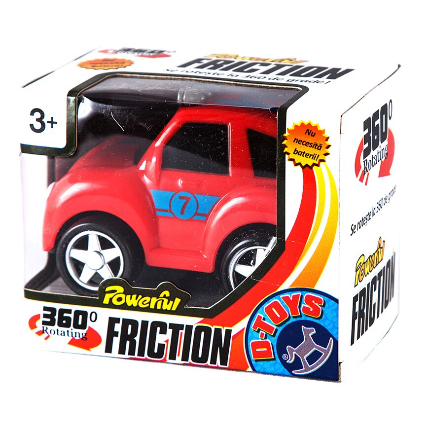 Masinuta D-Toys – Powerful cu rotatie 360 grade, rosie