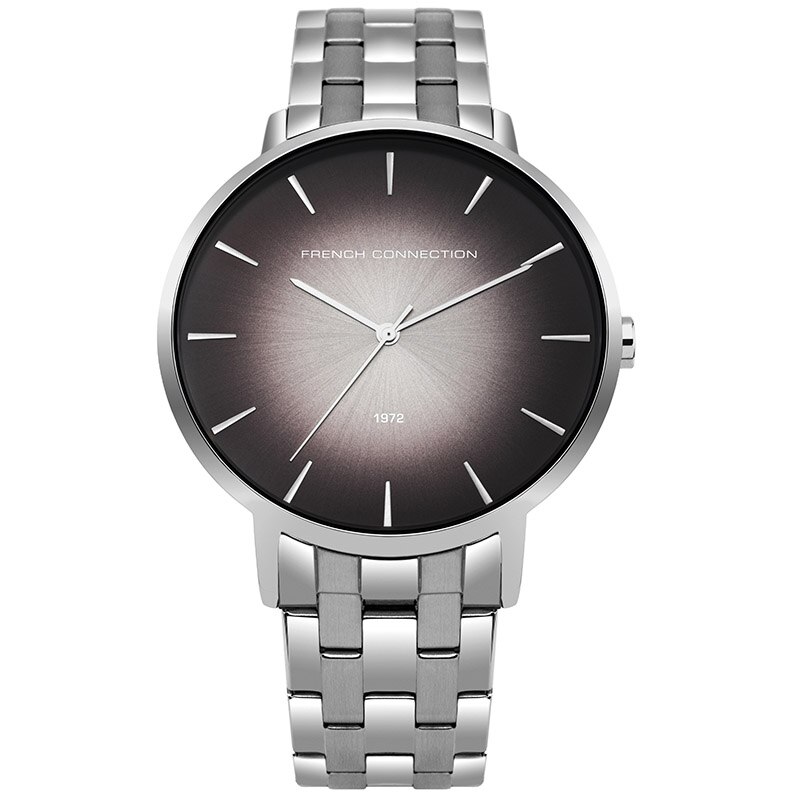 Ceas pentru barbati, French Connection, curea metalica argintie, FC1306TM