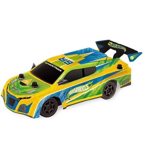 Hot Wheels RC Double Dare masina cu telecomanda Albastru/Verde/Portocaliu  1/28 - Mondo Motors 