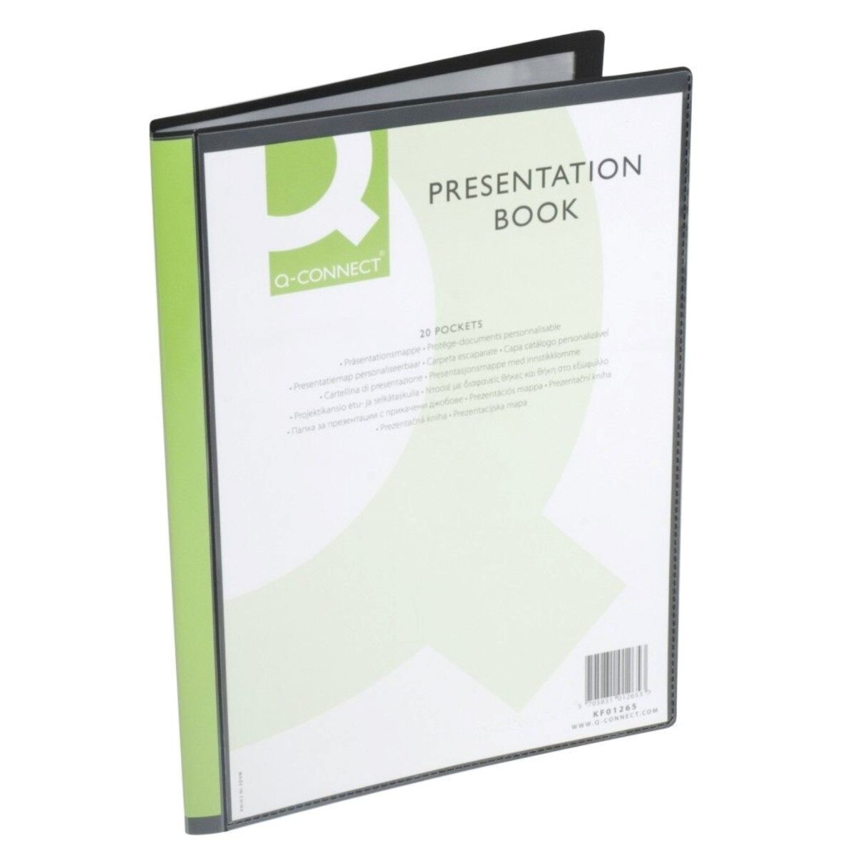 Mapa de prezentare din plastic Q-Connect A4 cu 100 folii