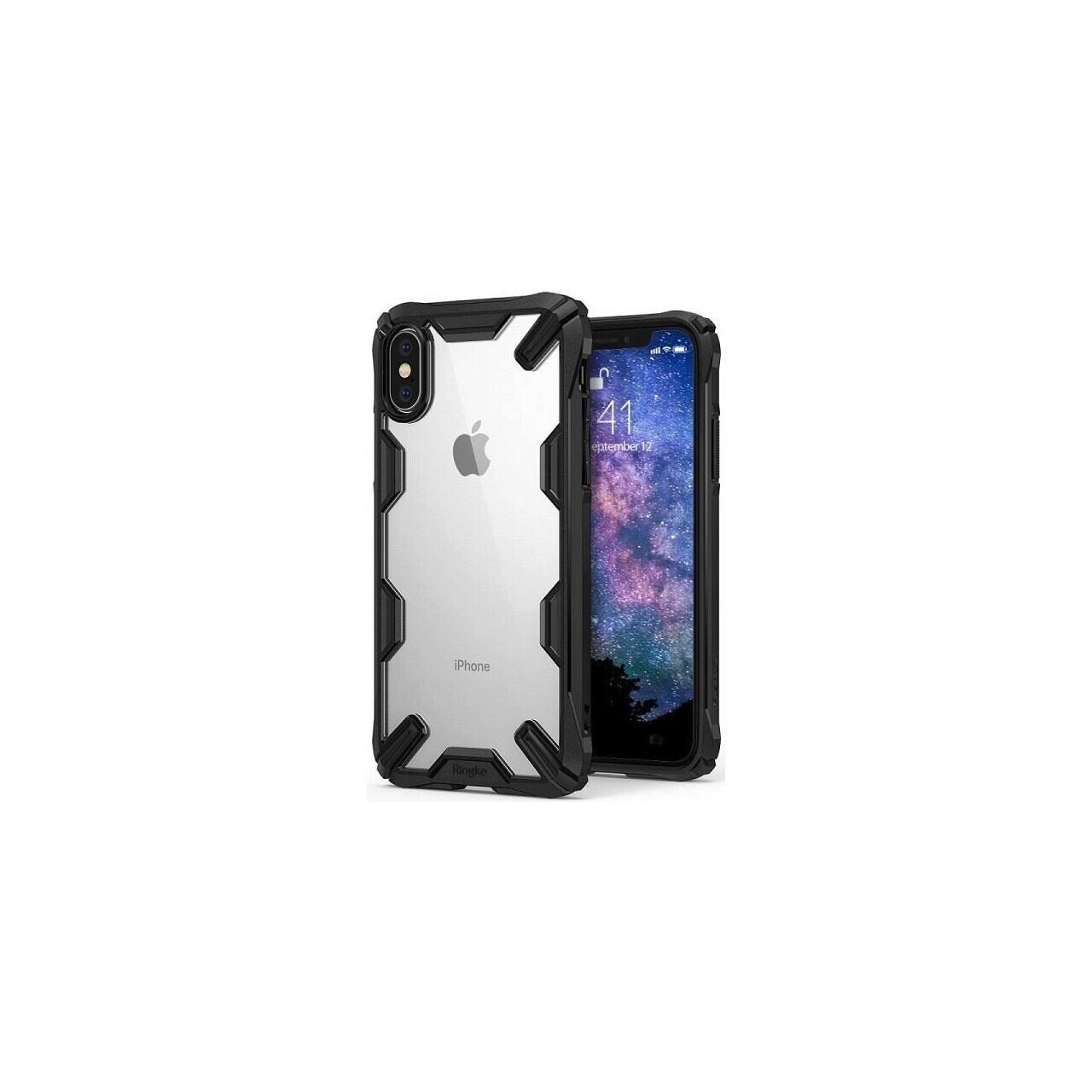 Husa Apple Iphone XR 6.1-Ringke Fusion X Neagra
