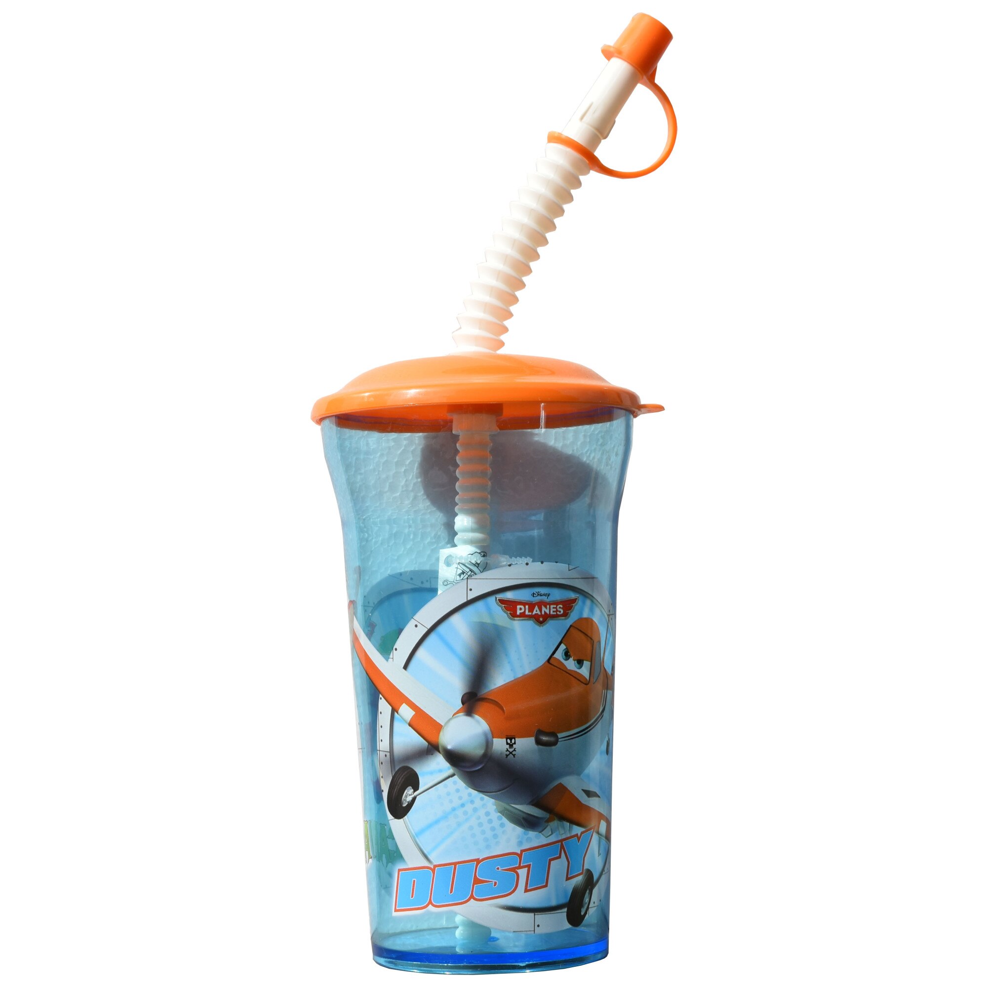 Pahar cu pai Planes Disney,325ml