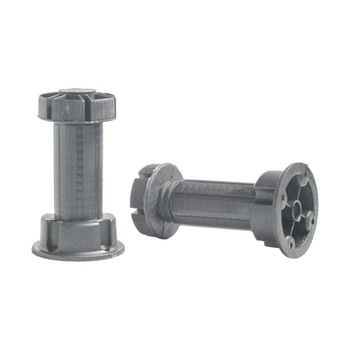 Picior plastic reglabil de la 100 la 150 mm, Ø 30 mm, 3 componente, finisaj negru Picior plastic reglabil de la 100 la 150 mm, Ø 30 mm, 3 componente, finisaj negru