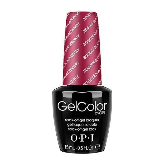 Lac De Unghii Semipermanent Opi Gelcolor Bogota Blackberry 15Ml