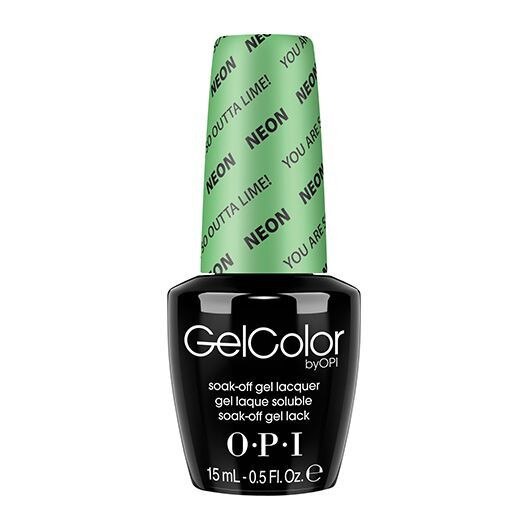 Lac De Unghii Semipermanent Opi Gelcolor You Are So Outta Of Lime15Ml