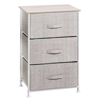 Comoda Grunberg , 45 x 30 x 73 cm, 3 sertare, bej, TB67 Comoda Grunberg , 45 x 30 x 73 cm, 3 sertare, bej, TB67