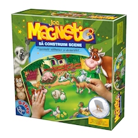 Joc magnetic D-Toys Sa construim Scene, Animale Domestice si Salbatice