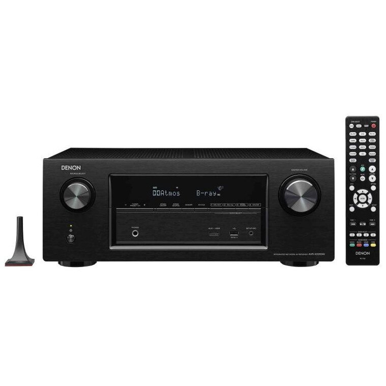 Receiver Denon AVR-X2200W, 7.2 canale, 4K, Wi-Fi, Bluetooth Negru