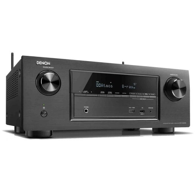 Receiver Denon AVR-X2200W, 7.2 canale, 4K, Wi-Fi, Bluetooth Negru