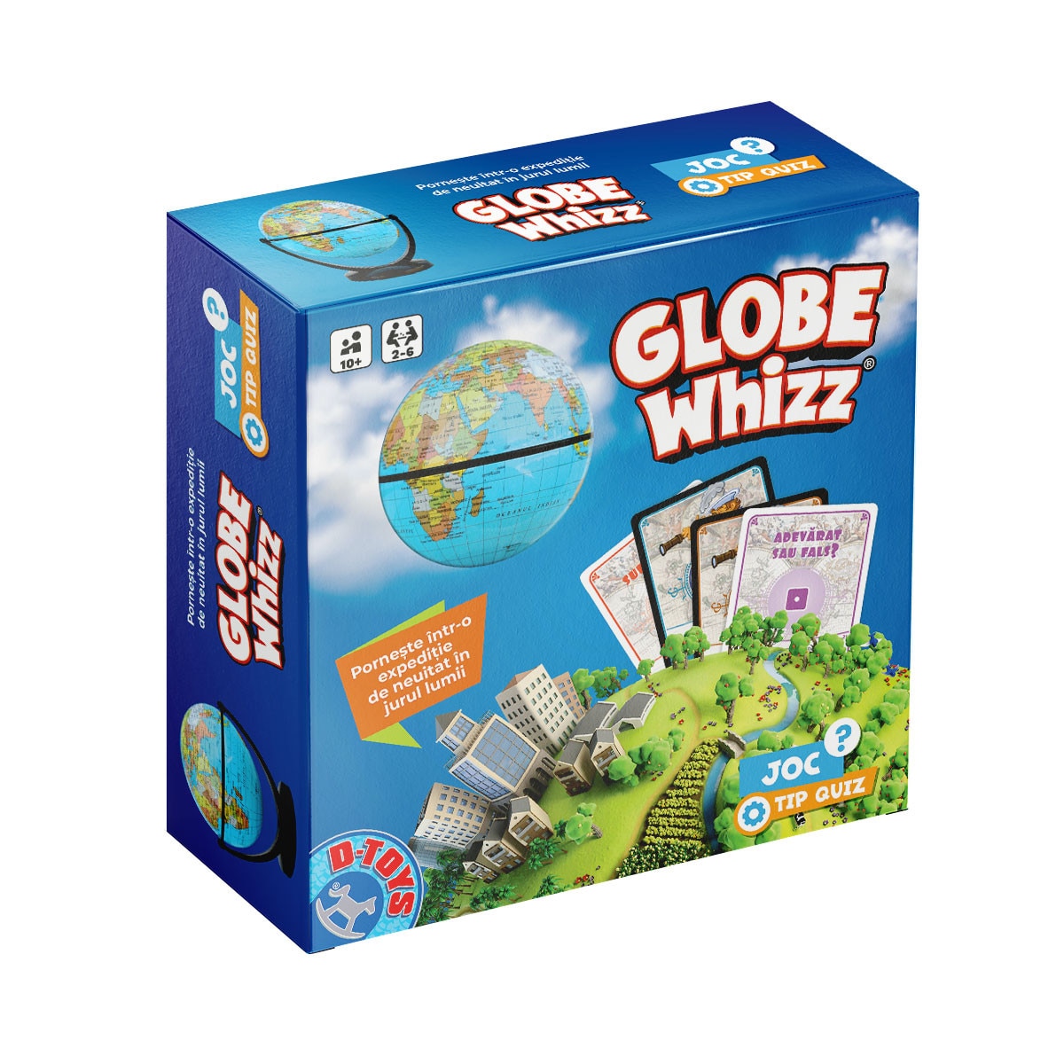 Joc Globe Whizz, 2-6 jucatori, +10 ani, lb. romana - eMAG.ro