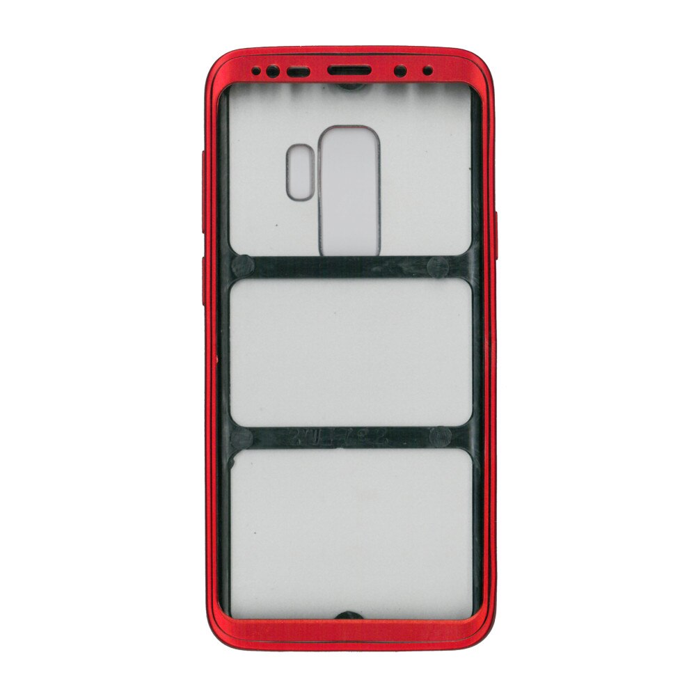 Husa din silicon full body EuroCELL pentru Samsung Galaxy S9 Plus, rosu