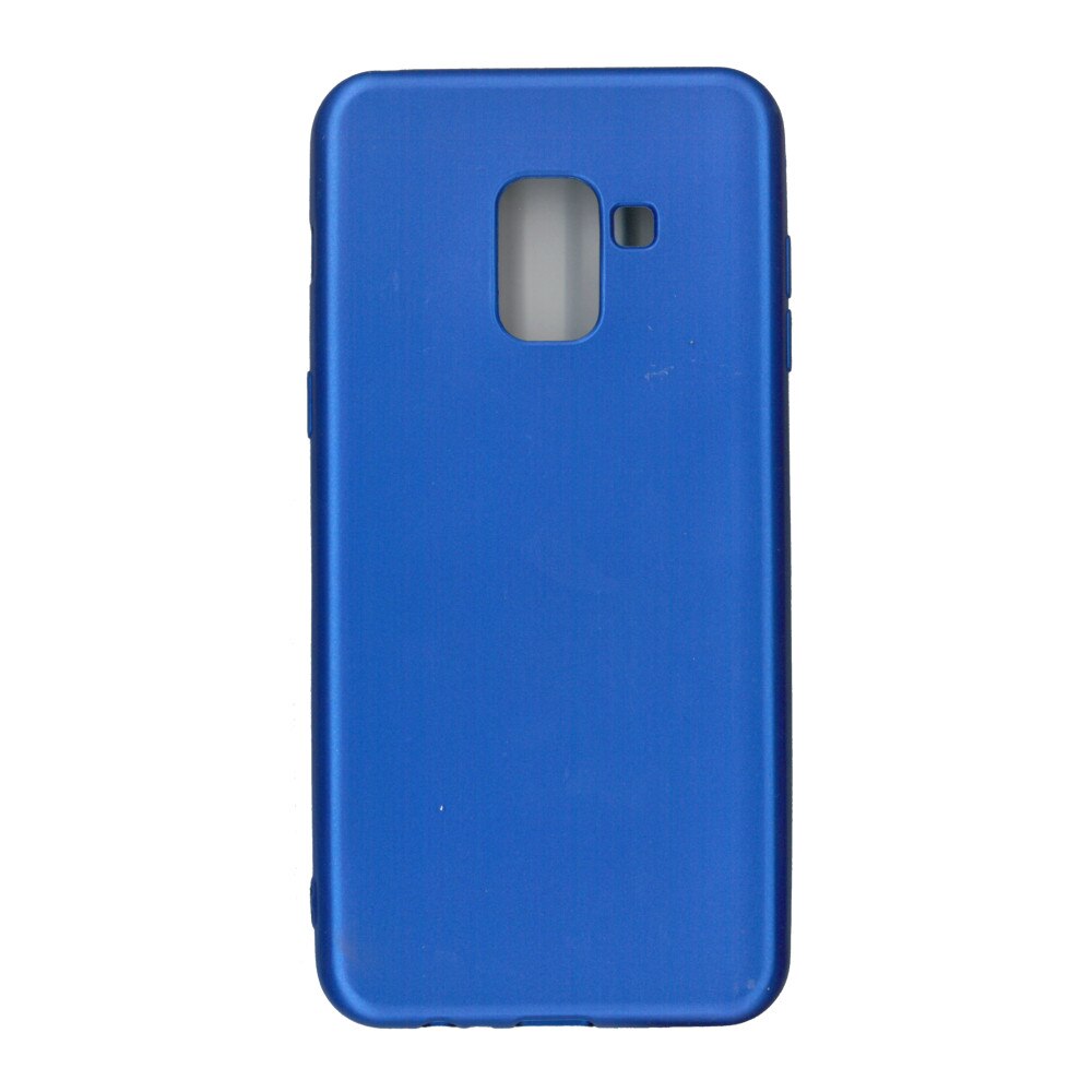 Husa din silicon full body EuroCELL pentru Samsung Galaxy A8 2018, albastru