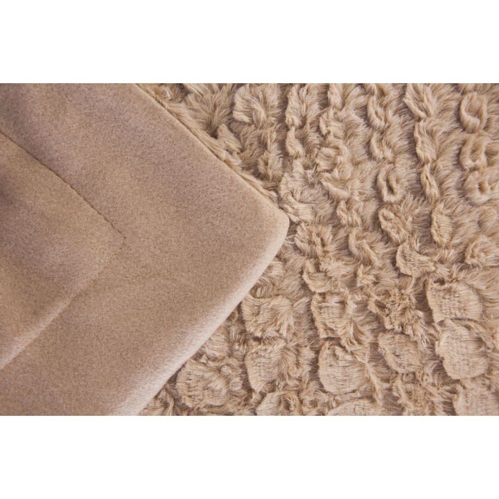 Patura imitatie blana Mendola Interior, 150x200 cm, Maro