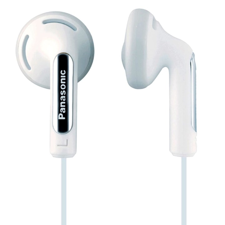 Аудио слушалки Panasonic RP-HV154E-W, In-Ear, Бял/White