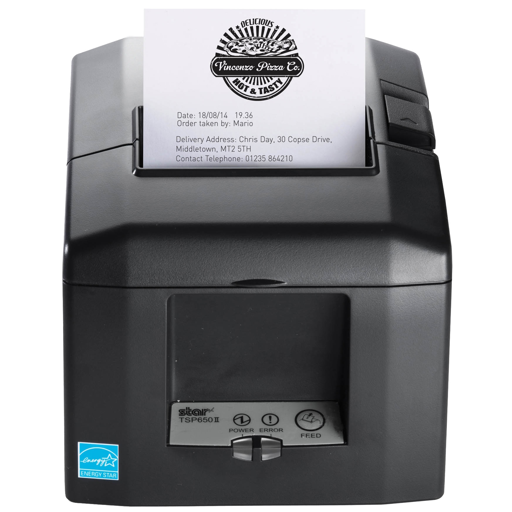 Imprimanta termica STAR TSP654IIU, USB, neagra