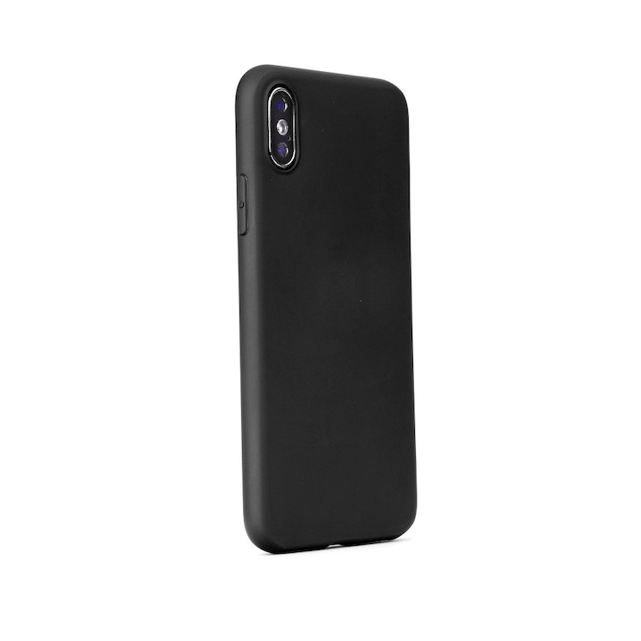 Forcell Soft Magnet szilikon hátlapvédő telefontok, beépített fémlappal a mágneses tartókhoz - Samsung Galaxy A7 2018 ( A750 ), fekete
