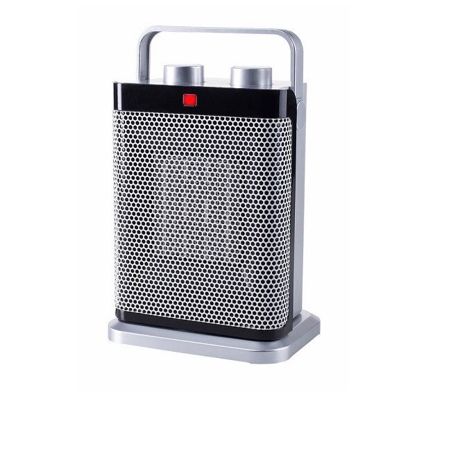 Aeroterma ceramica, TRISTAR, 1500W, 2 trepte de incalzire si termostat, functie de ventilator pentru vara, argintie