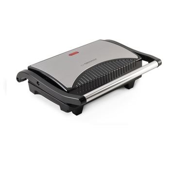 Gratar electric, Esperanza, Taleggio EKG006, 750 W, Acoperire antiaderenta, Inox, Negru Gratar electric, Esperanza, Taleggio EKG006, 750 W, Acoperire antiaderenta, Inox, Negru