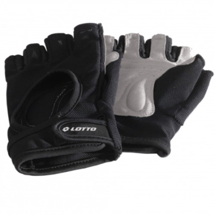 Manusi fitness Lotto Fitness, XL, negru/gri