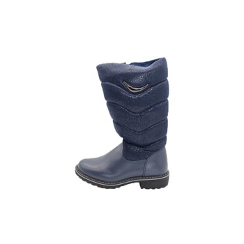 Cizme imblanite pentru fete Bessky TJ8477-1, Bleumarin Cizme imblanite pentru fete Bessky TJ8477-1, Bleumarin