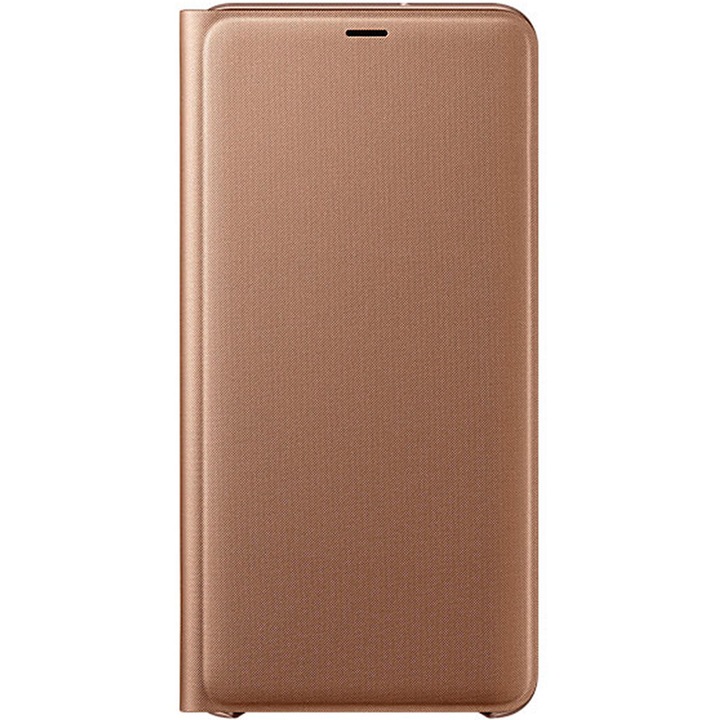 Предпазен калъф Samsung Wallet Cover за Galaxy A7 (2018), Gold
