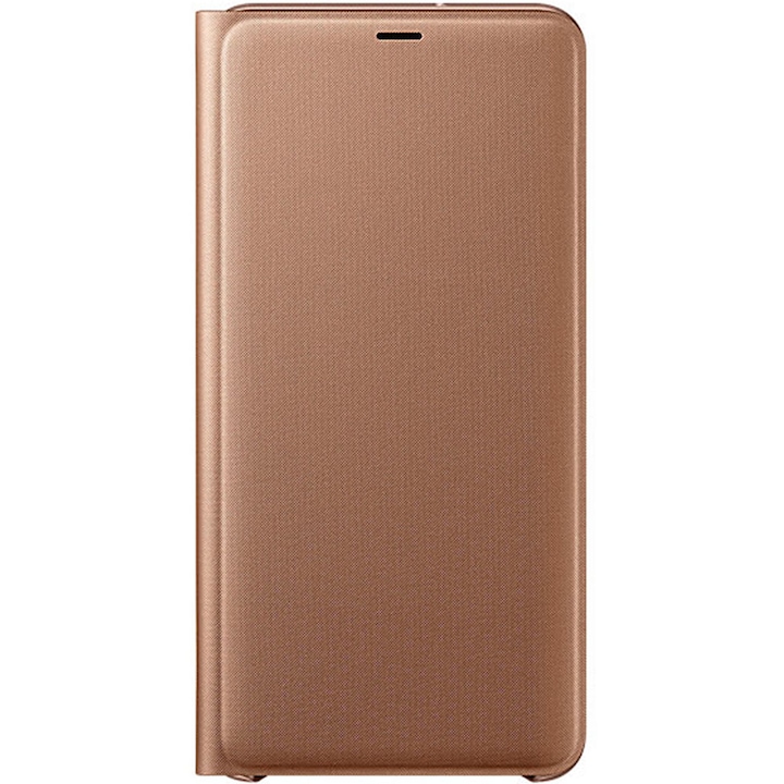 Samsung Wallet Cover Kihajtható tok Galaxy A7 (2018) mobiltelefonhoz, Arany