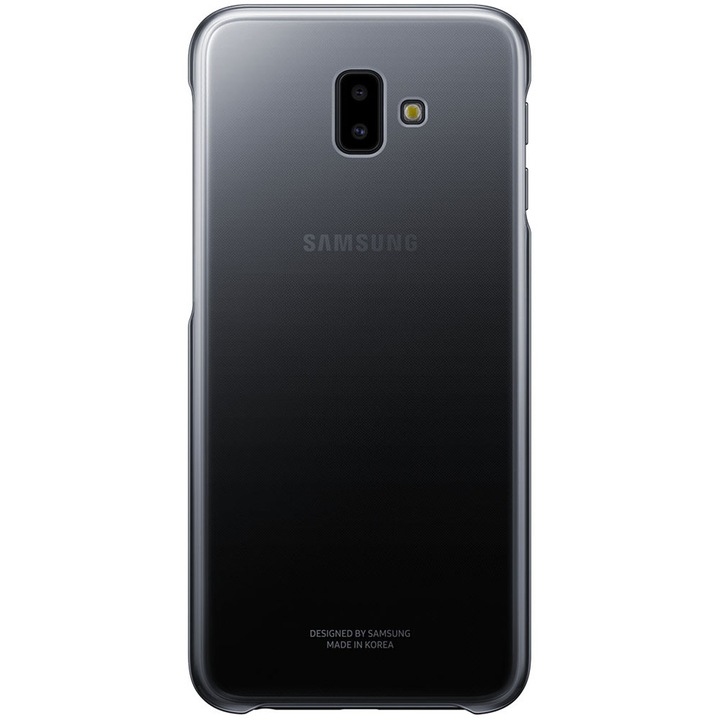 Предпазен калъф Samsung Gradation Cover за Galaxy J6 Plus (2018), Black
