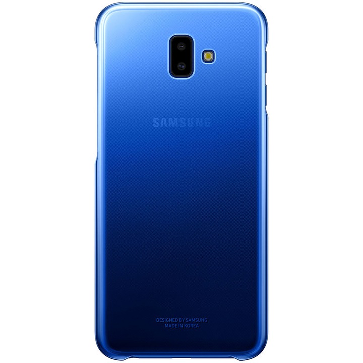 Предпазен калъф Samsung Gradation Cover за Galaxy J6 Plus (2018), Blue