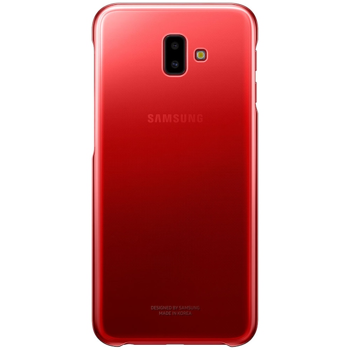 Samsung Gradation Cover védőtok Galaxy J6 Plus (2018) készülékhez, Piros
