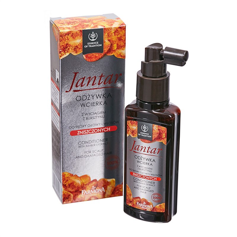 Balsam regenerant cu extract de Chihlimbar pentru scalp si par deteriorat, 100 ml