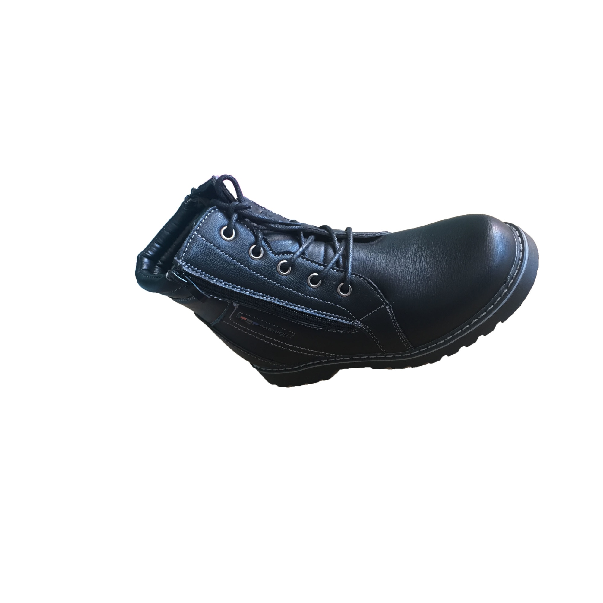 Ghete MRS baieti,casual,culoarea neagra,piele ecologica,marimea 32