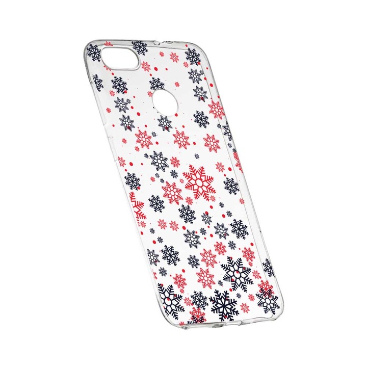 Капак за HTC Desire 12 Plus, Силиконов, Тънък, Снежинка, 154
