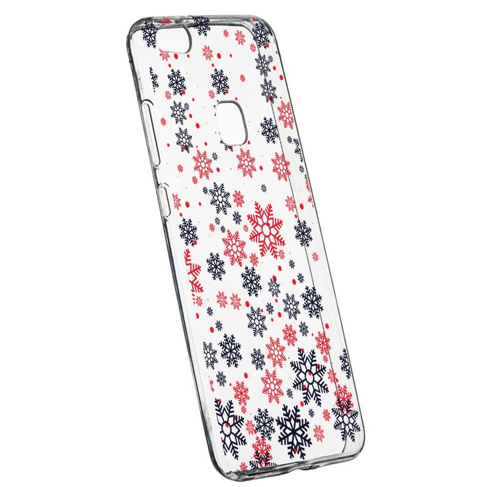Husa pentru Huawei P10 LITE, Silicon, Slim, Fulge de zapada, 154