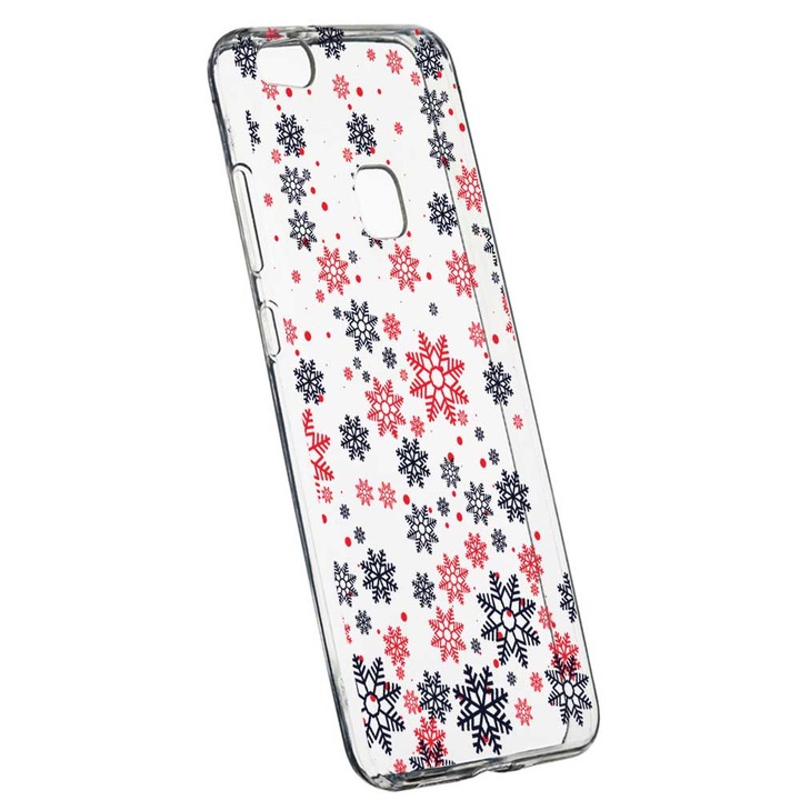 Husa pentru Huawei P10 LITE, Silicon, Slim, Fulge de zapada, 154