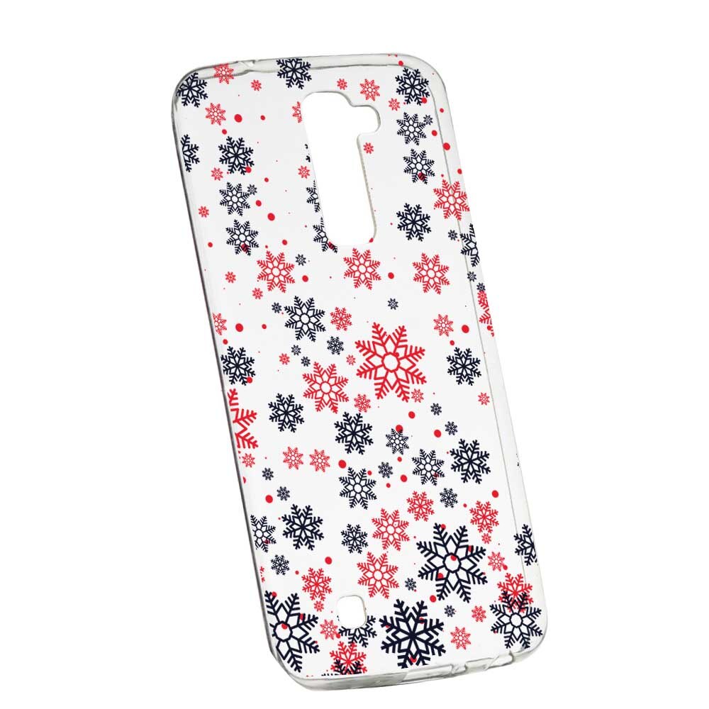 Husa pentru LG G7 ThinQ, Silicon, Slim, Fulge de zapada, 154