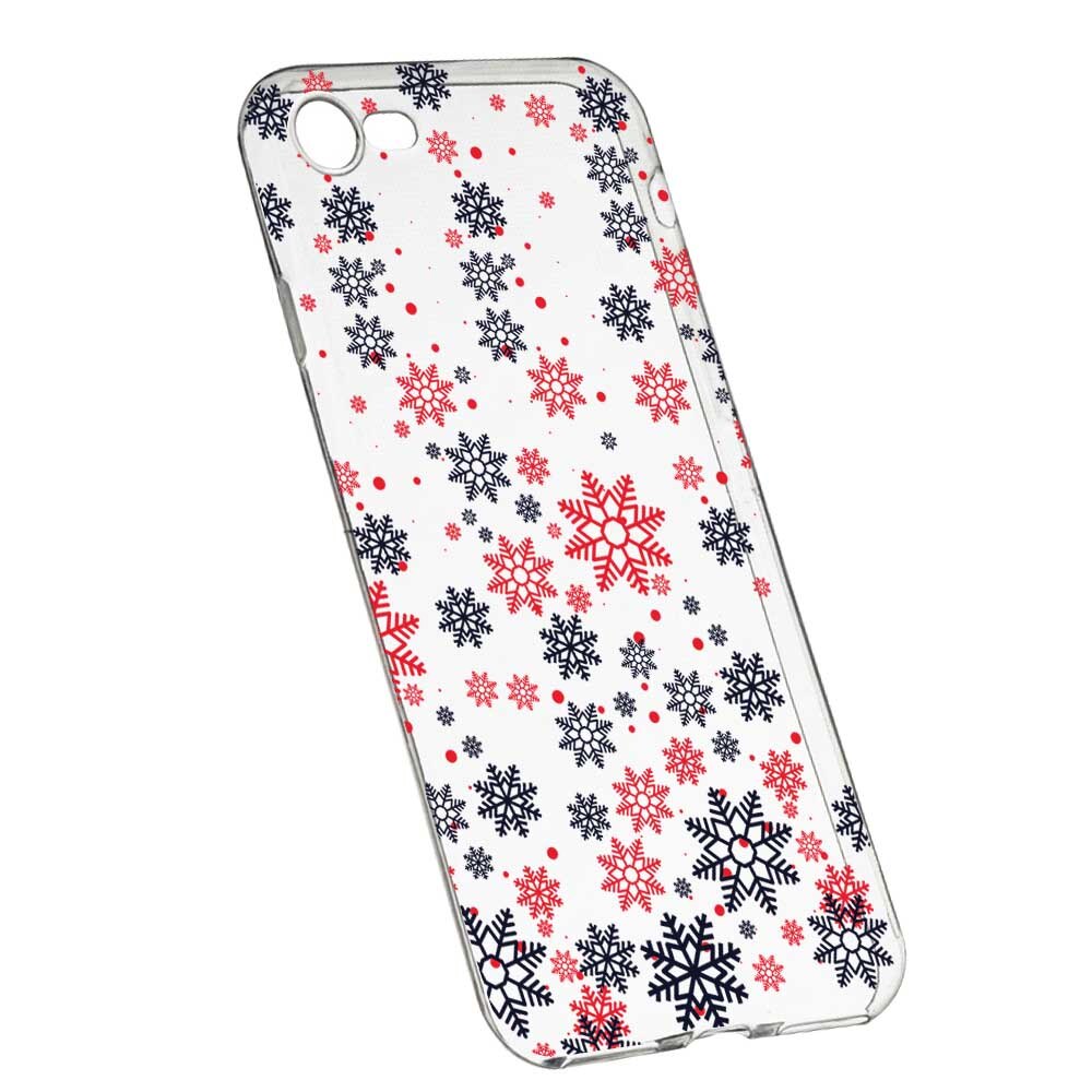 Husa pentru Apple iPhone 7 / 8, Silicon, Slim, Fulge de zapada, 154