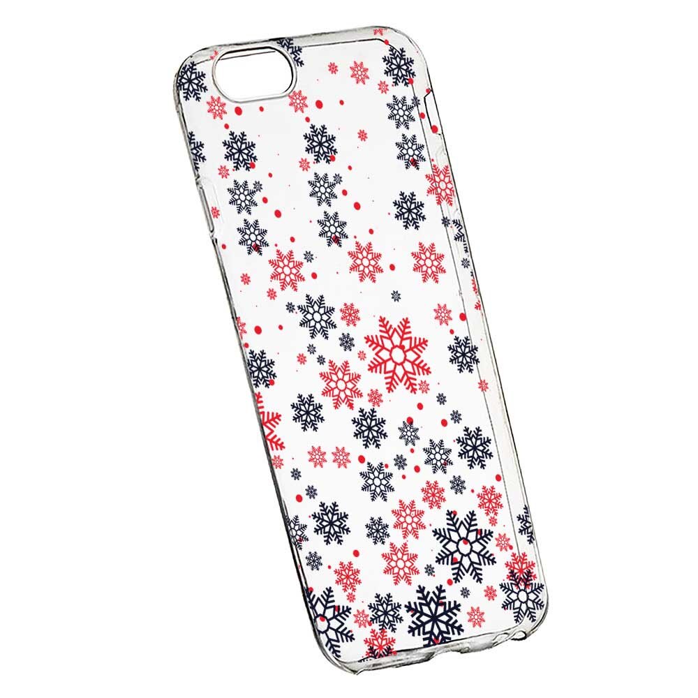 Husa pentru Apple iPhone 6 PLUS / 6S PLUS, Silicon, Slim, Fulge de zapada, 154