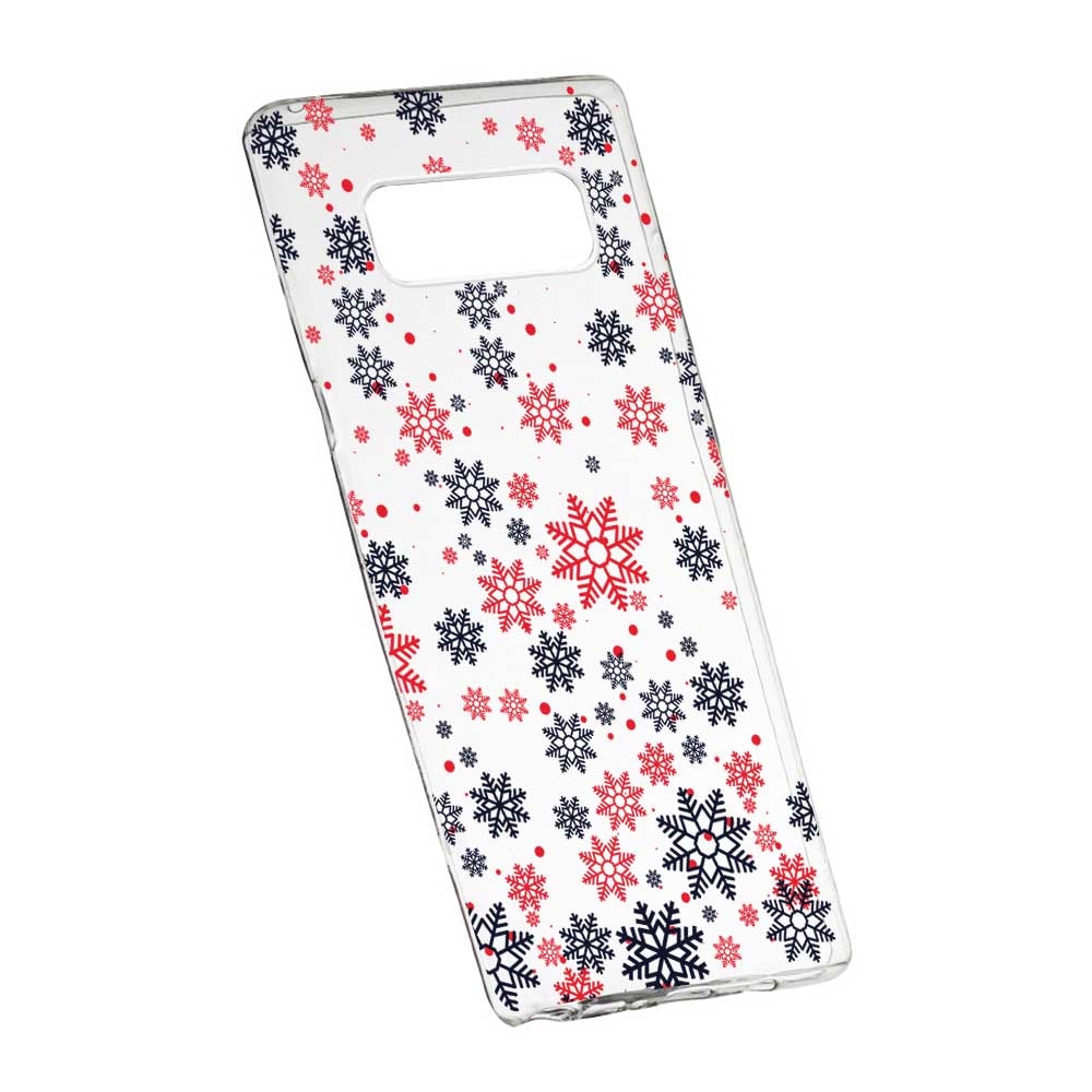 Husa pentru Samsung Galaxy Note 9, Silicon, Slim, Fulge de zapada, 154