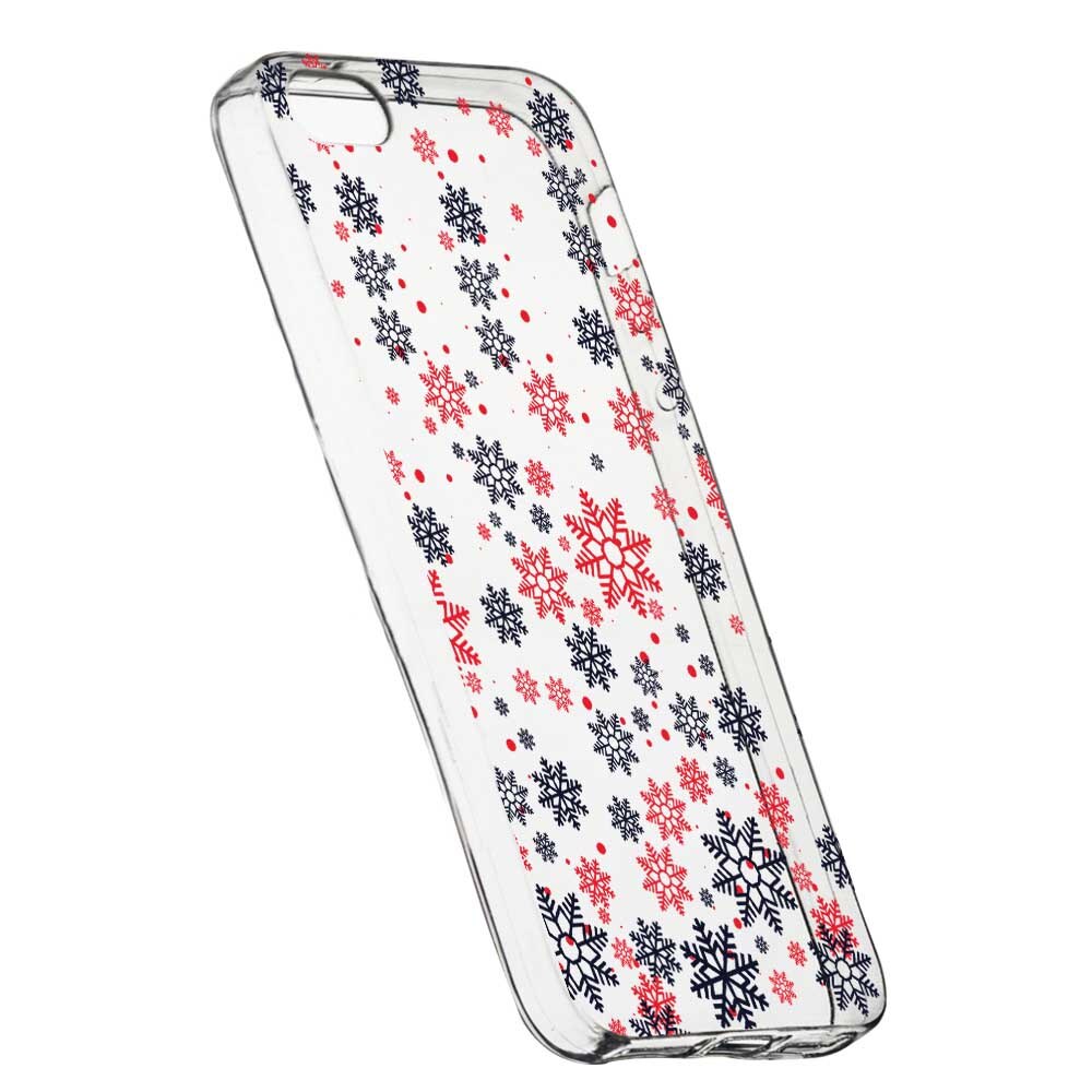 Husa pentru Apple iPhone 5 / 5S / SE, Silicon, Slim, Fulge de zapada, 154