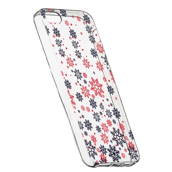 Husa pentru Apple iPhone 5 / 5S / SE, Silicon, Slim, Fulge de zapada, 154 Husa pentru Apple iPhone 5 / 5S / SE, Silicon, Slim, Fulge de zapada, 154