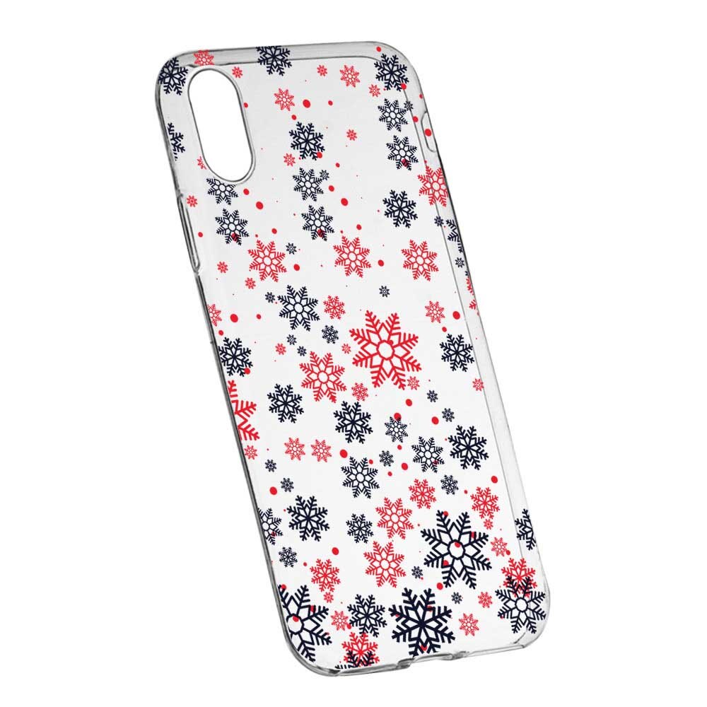 Husa pentru Apple iPhone XR, Silicon, Slim, Fulge de zapada, 154
