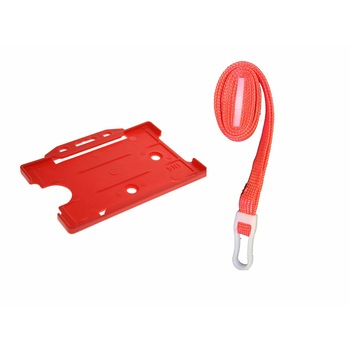 Suport ecuson orizontal, rosu, 9X6,5cm, Vivo Suport ecuson orizontal, rosu, 9X6,5cm, Vivo