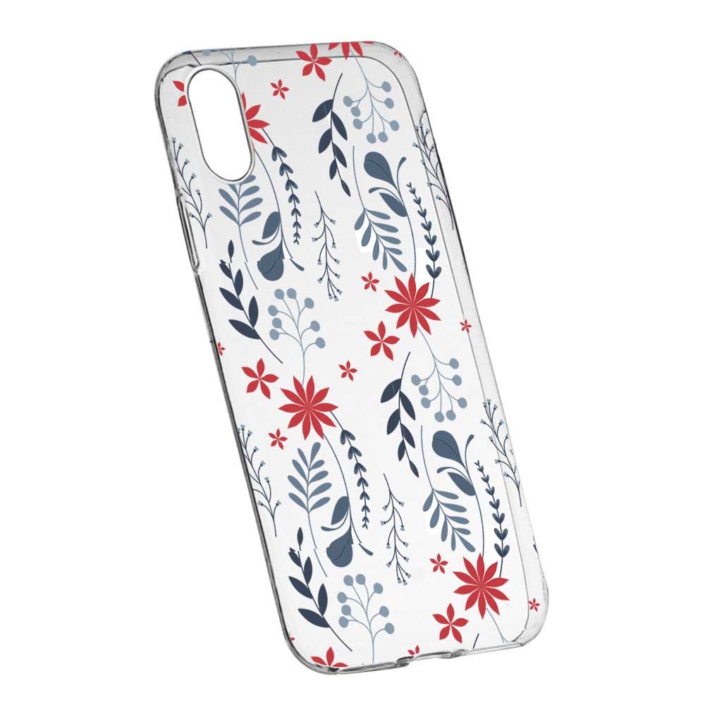 Husa pentru Apple iPhone XS Max, Silicon, Slim, Motive florale, 155