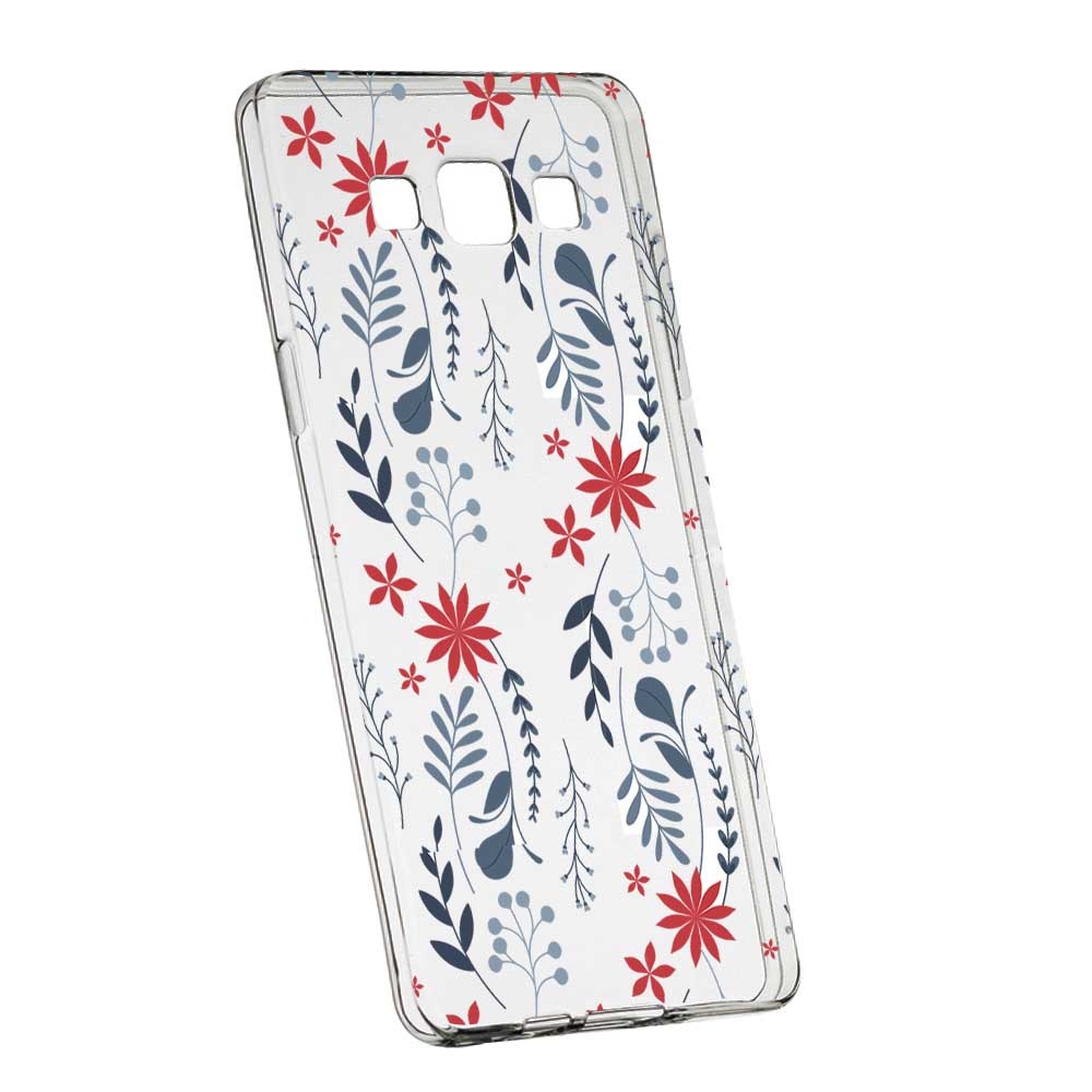Husa pentru Samsung Galaxy A3, Silicon, Slim, Motive florale, 155
