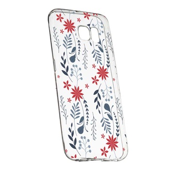 Husa pentru Samsung Galaxy S7, Silicon, Slim, Motive florale, 155 Husa pentru Samsung Galaxy S7, Silicon, Slim, Motive florale, 155