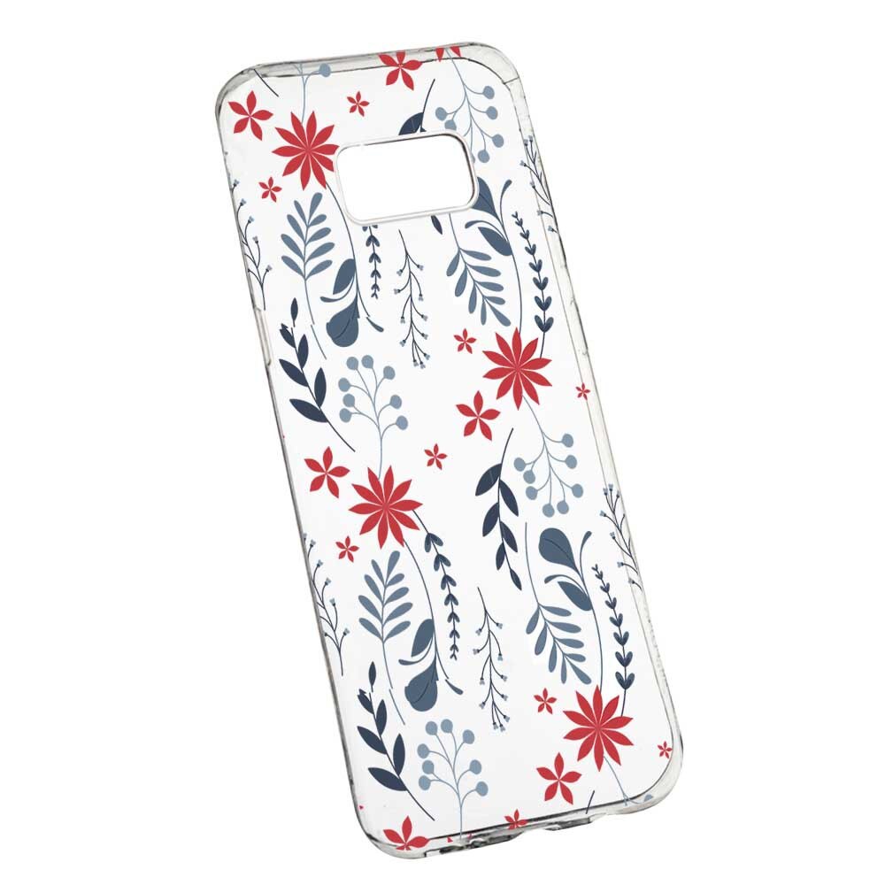 Husa pentru Samsung Galaxy S8, Silicon, Slim, Motive florale, 155