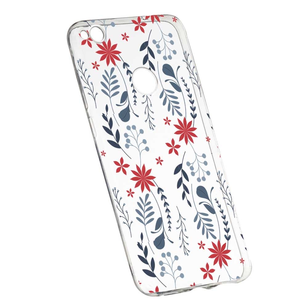 Husa pentru Huawei P9 Lite 2017, Silicon, Slim, Motive florale, 155